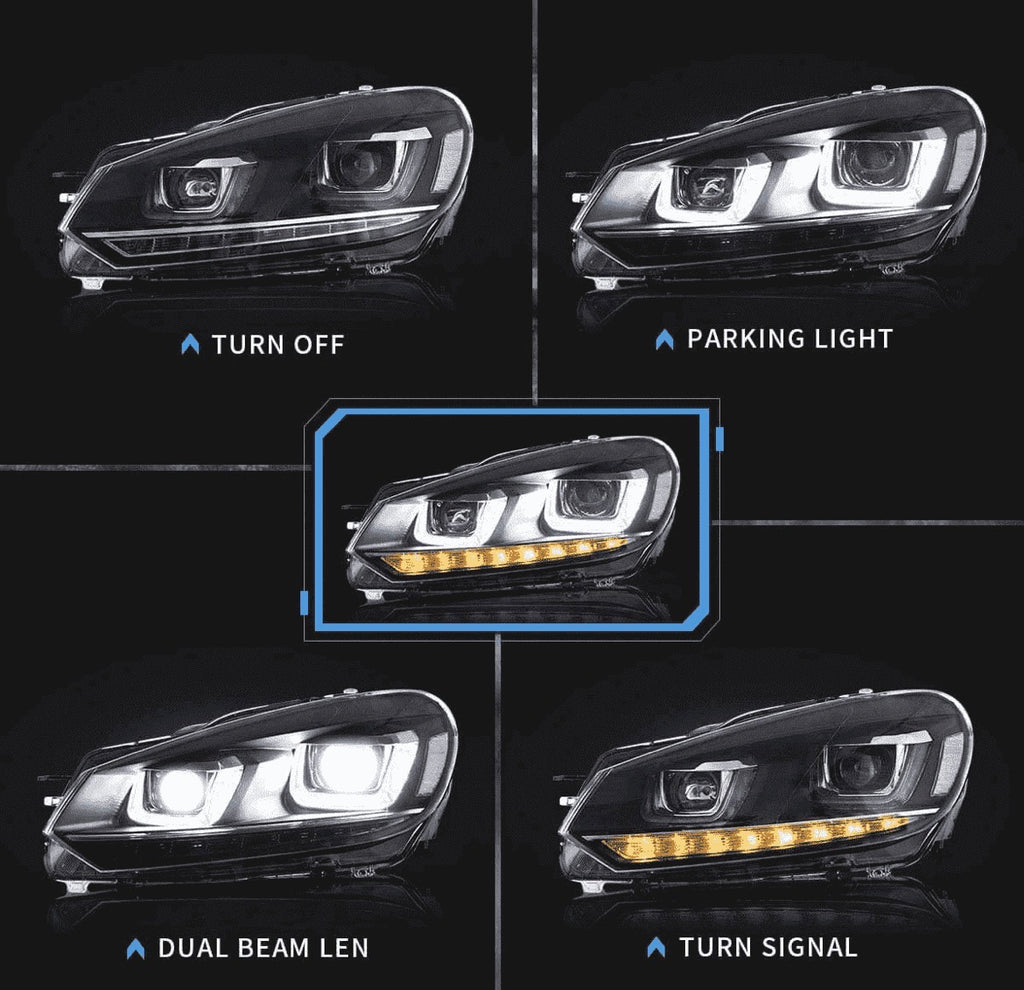 MK6 Golf VLAND Headlights