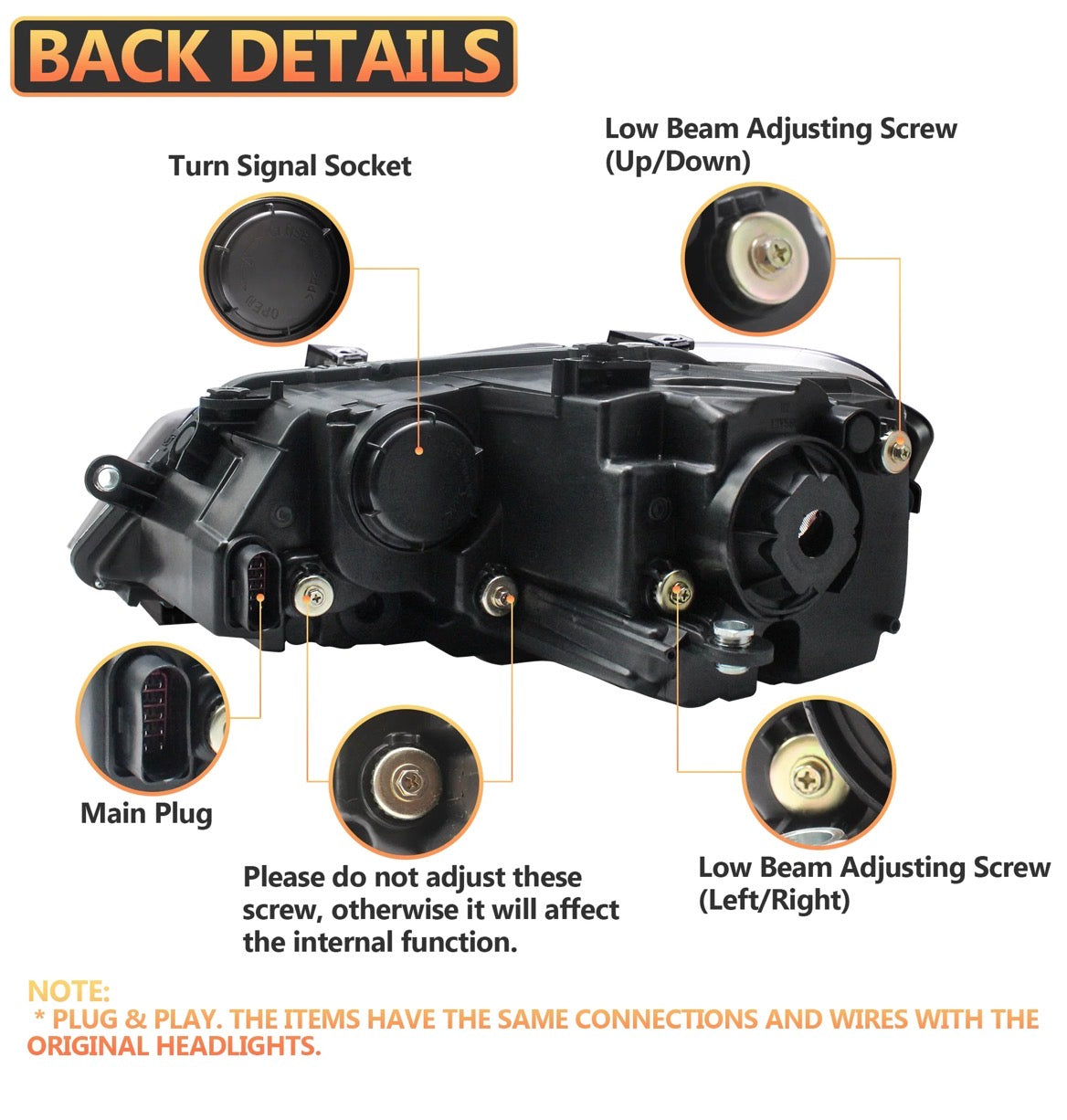 MK6 Jetta VLAND Headlights