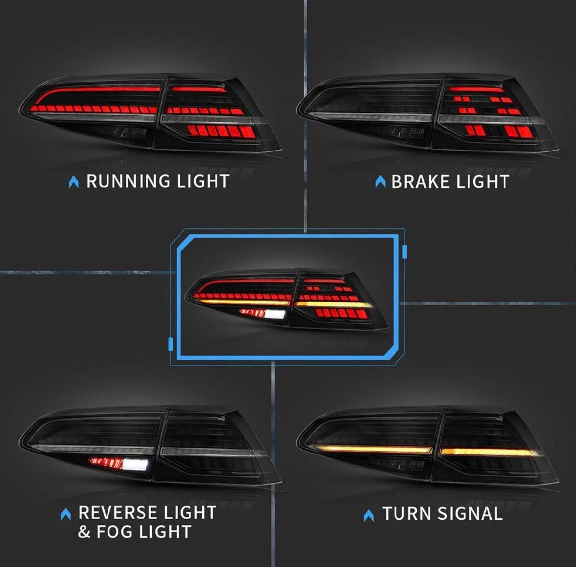 MK7 Golf dynamic tail lights