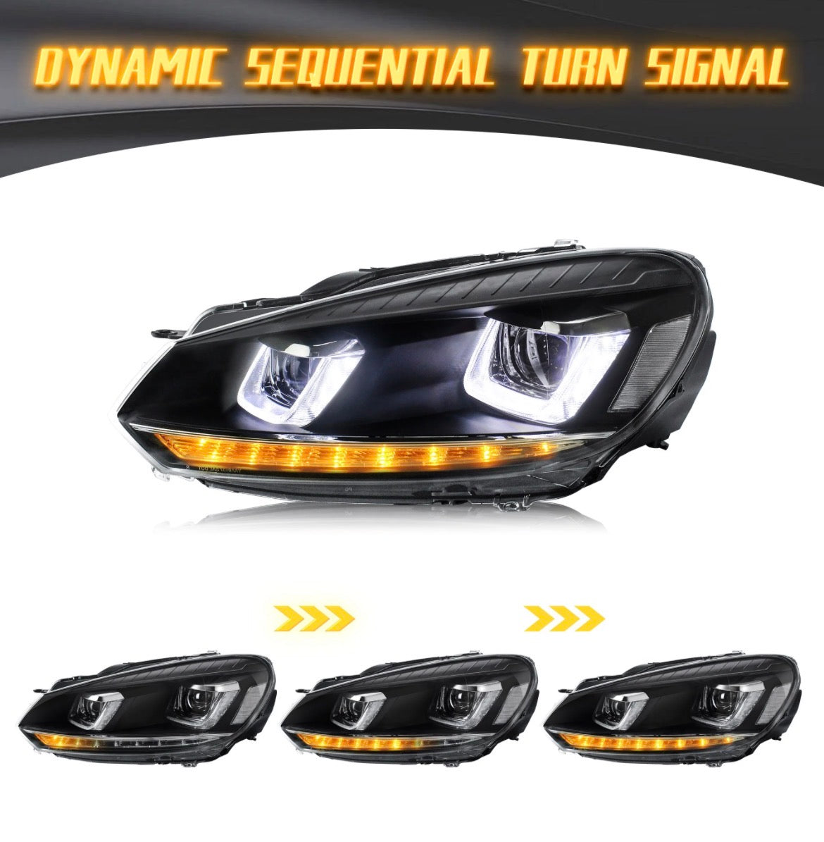 MK6 Golf VLAND Headlights