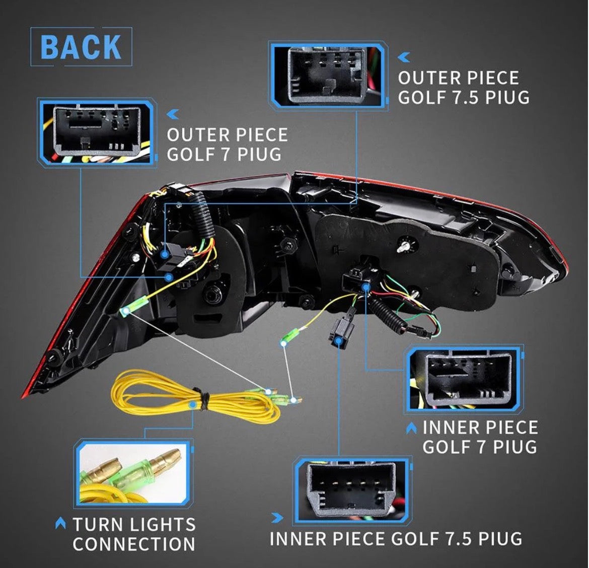 MK7 Golf dynamic tail lights