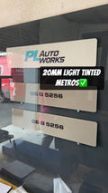 Light Tinted White Metro Plates – 20mm