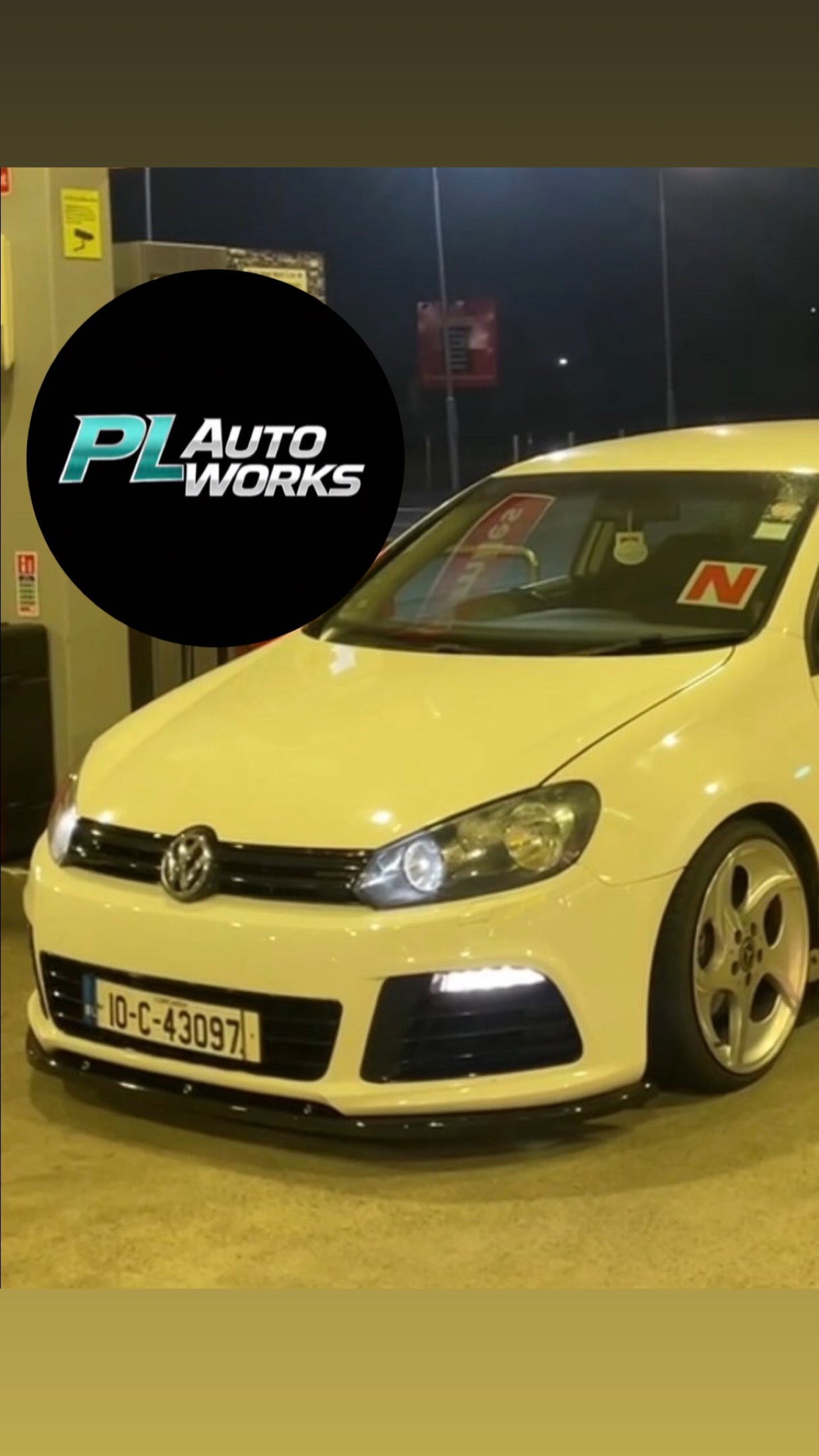 MK6 Golf R20 Splitter