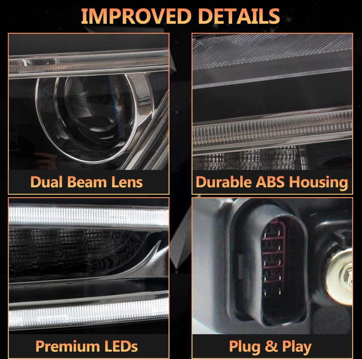 MK6 Jetta VLAND Headlights