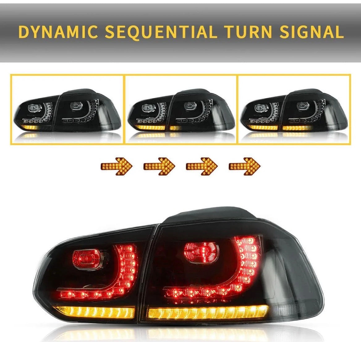 MK6 Golf VLAND dynamic Tail lights