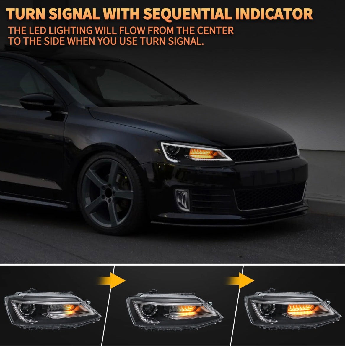 MK6 Jetta VLAND Headlights